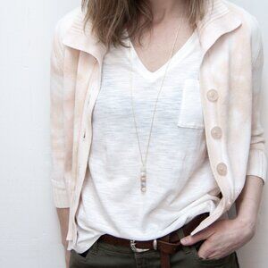 MAEVEN WEAR Renewal Pismis Acid Wash Cardigan| CA S